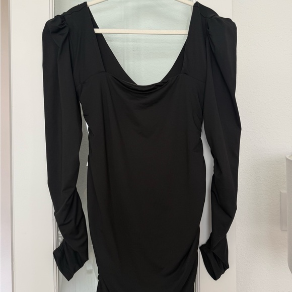 Oh Polly Black Flatter Me Dress - Picture 5 of 10